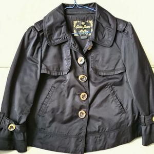 2/40$ Black Guess short satin jacket 3/4 sleeves